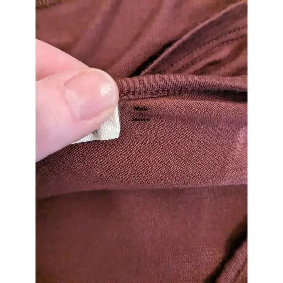 Blumin Apparel Women's Purple/Mauve Long Sleeve WeatheredShirt Dress Size Lg EUC - Picture 4 of 9